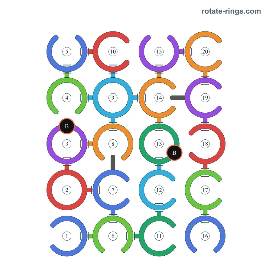 Level 39 · Schedules J · Board diagram