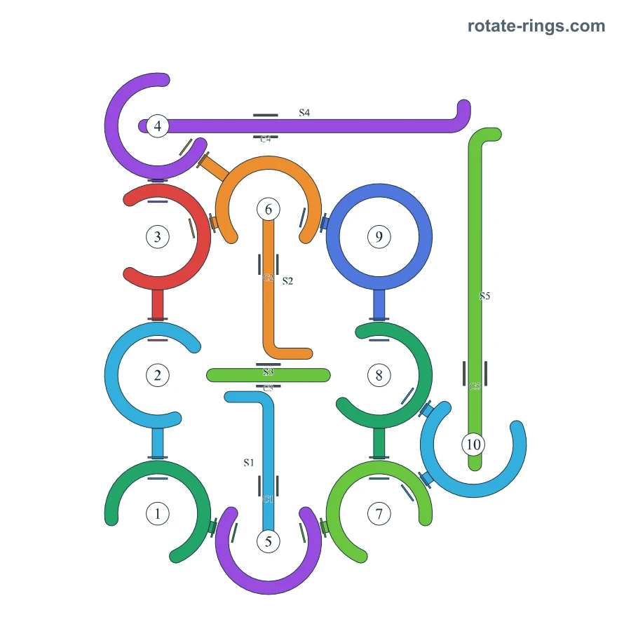 Level 44 · Schedules F, G · Board diagram